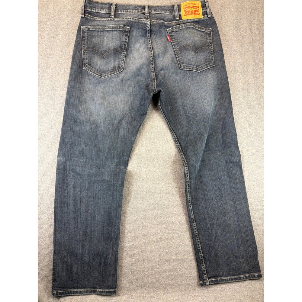 Levi's 505 Regular Fit Jeans Mens 38x31 Blue Medium Wash Straight Leg Denim - Picture 3 of 11